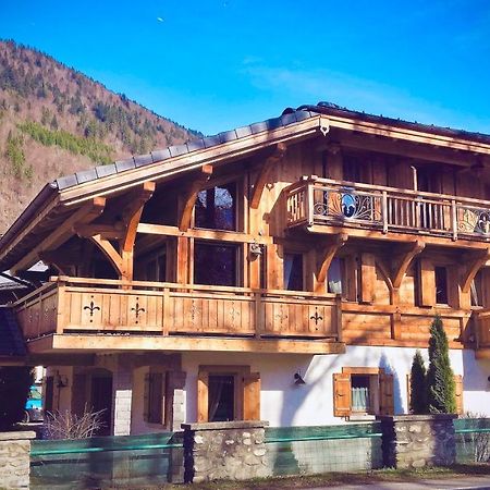 Chalet Clos Moccand Samoëns Esterno foto