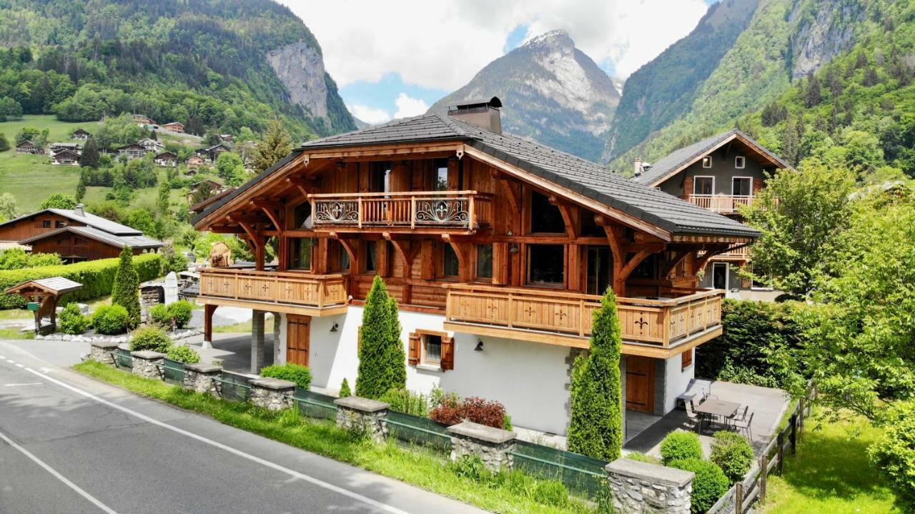 Chalet Clos Moccand Samoëns Esterno foto